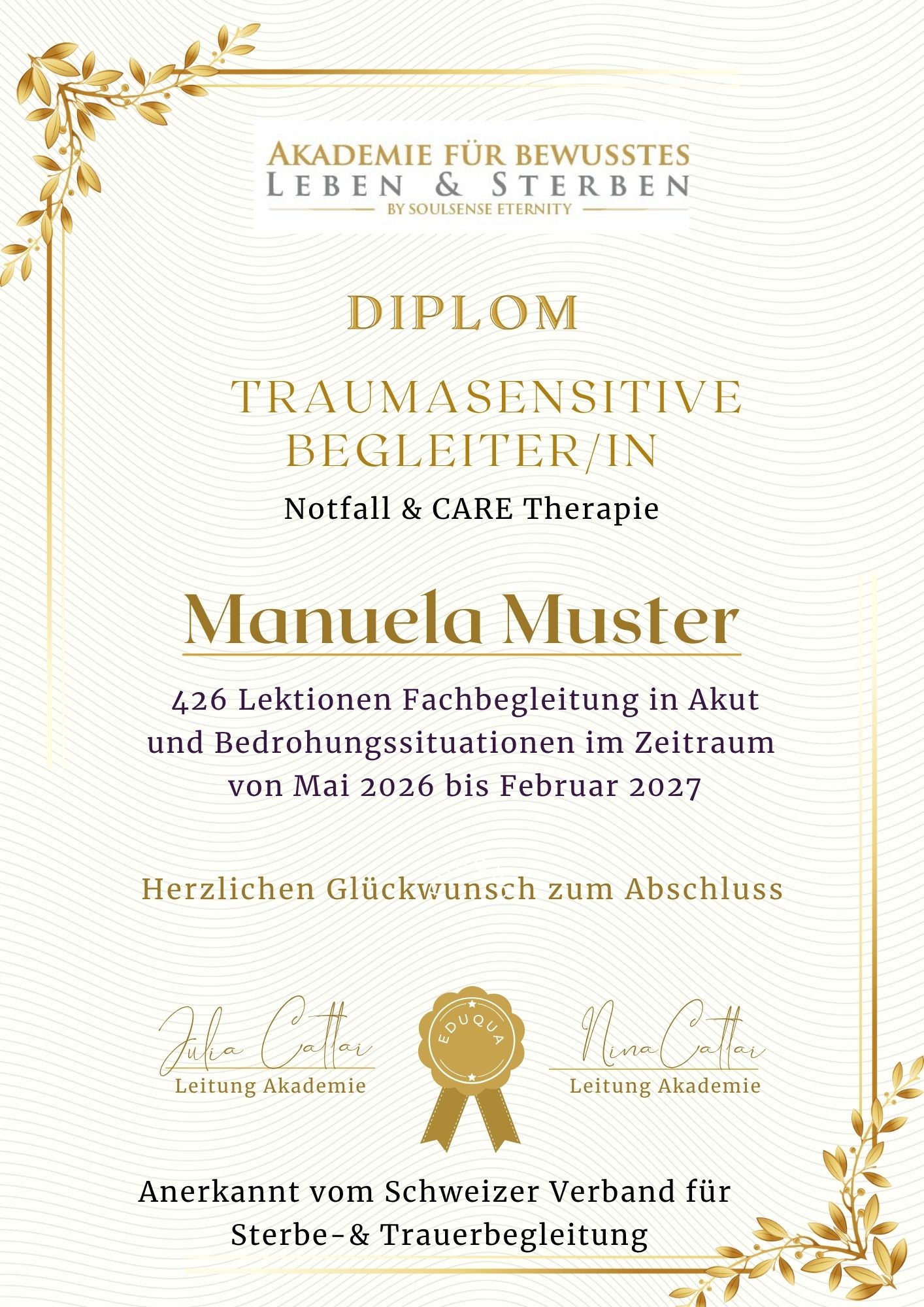Gold Elegant Classic Design Certificate Of Completion Writing Course