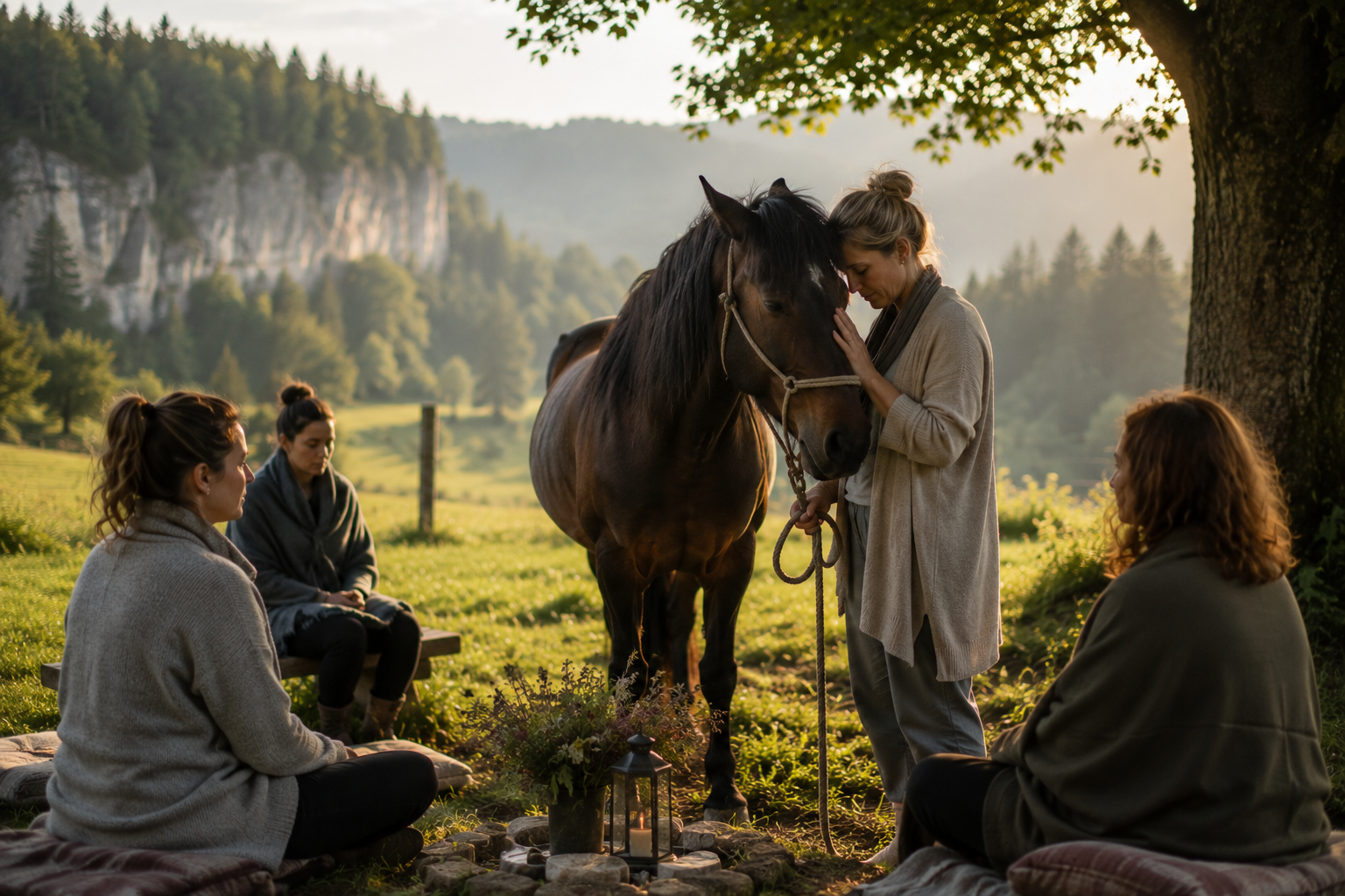 Trauerretreat mit Pferden